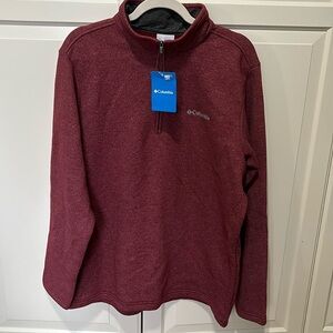 NWT Men's Great Hart Mountain™ III Half Zip L Burgundy